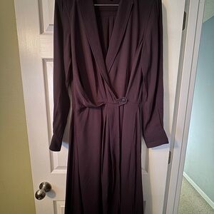 rag & bone soft black Long Sleeve Dress